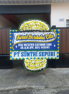Papan Bunga Duka di Bukitsari