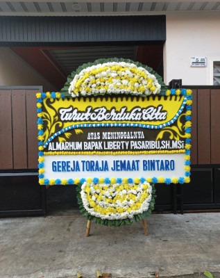 Papan Bunga Duka di Bukitsari